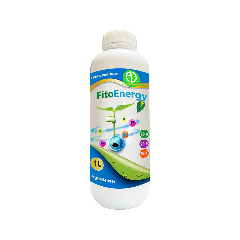 FitoEnergy 20N20P20K 1L Fertilizante Foliar Macroelementos