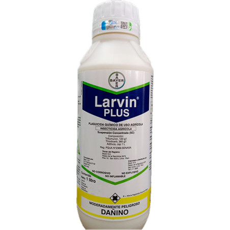 Larvin Plus 1L, Triflumuron+Thiodicarb Insecticida Accion Contacto Ingestion, Bayer