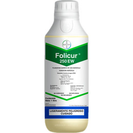 Folicur 1L, Tebuconazole Fungicida Accion Sistemico Preventivo Curativo Erradicativo, Bayer