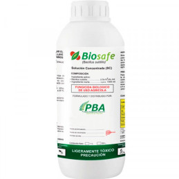 Biosafe SC 1L,Bioinoculante Bacteria antagonista cepa natural de Bacillus subtilis, PBA