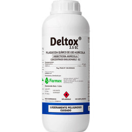 Deltox 1L, Deltametrina Insecticida Accion Contacto Ingestion, Farmex
