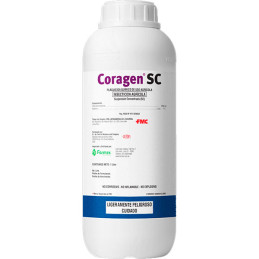 Coragen 1L, Chlorantraniliprole Insecticida Accion Contacto Ingestion Paralisis Muscular, FMC