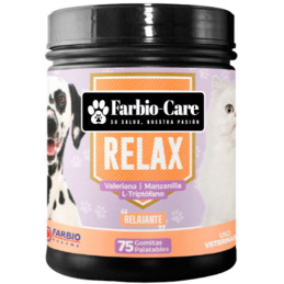 Farbio-Care Relax Pote X 75 Gomitas Palatables, Aditivo Alimentario, Farbio