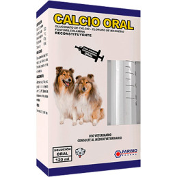 Calcio Oral 490ml, Reconstituyente Suplemento Administracion Oral, Farbio