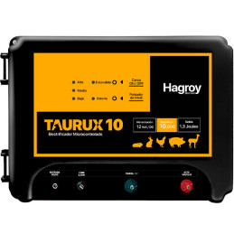 Cerco Electrico Ganadero 10KM Electrificador Energizador a Bateria Hagroy HG-TAURUX10K