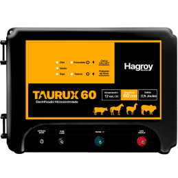 Cerco Electrico Ganadero 60KM Electrificador Energizador a Bateria Hagroy HG-TAURUX60K