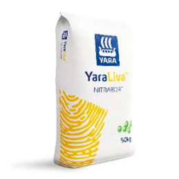 YaraLiva Nitrabor 50Kg, Fertilizante granulado Nitrogeno Nitrico-Calcio-Boro, Yara