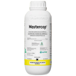 Mastercop 1L, Sulfato de Cobre Pentahidratado Fungicida Preventivo Curativo, Agroklinge