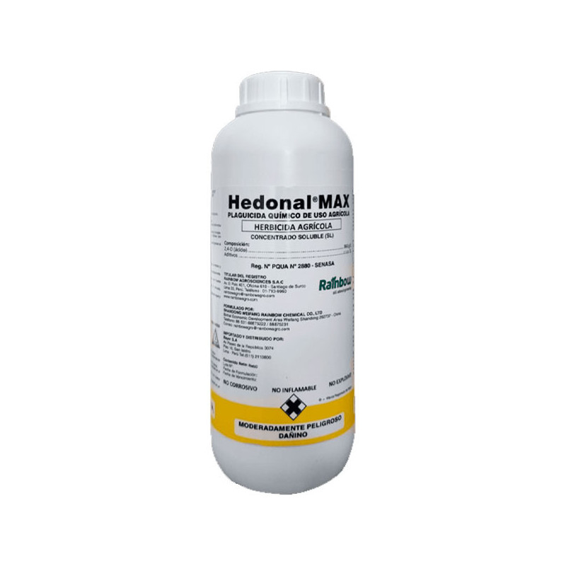 Hedonal Max 1L, 2,4D Herbicida Hormonal Sistemico Selectivo Hoja Ancha Anual, Bayer 50.847458 Hedonal Max 1L, 2,4D Herbicida Ho Hedonal Max 1L, 2,4D Herbicida Hormonal Sistemico Selectivo Hoja Ancha Anual, Bayer 50.847458 Hedonal Max 1L, 2,4D Herbicida Ho