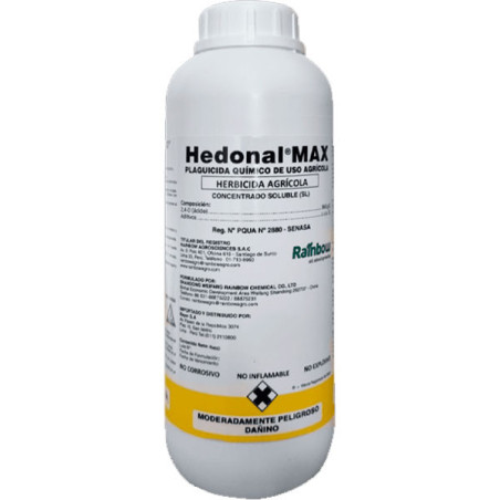  Hedonal Max 1L, 2,4D Herbicida Hormonal Sistemico Selectivo Hoja Ancha Anual, Bayer 50.847458 Hedonal Max 1L, 2,4D Herbicida Ho