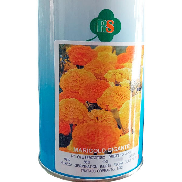 Semilla Marigold Gigante 50gr, Flores Corte Maceta, Royal Seeds