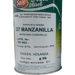 Semilla Manzanilla 50gr, Semilla Chamaemelun nobile Flores Corte, SAIS
