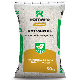 Potashplus 50Kg, Fertilizante Agricola Granulado Potasio Calcio Magnesio Azufre, Romero