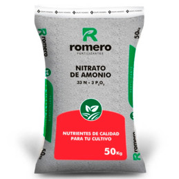 Nitrato de Amonio Estabilizado 50Kg, Fertilizante Agricola Granulado Nitrogeno Fosforo, Romero