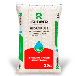 Nitrato de Calcio 25Kg, Fertilizante Agricola Cristalizado Soluble, Romero