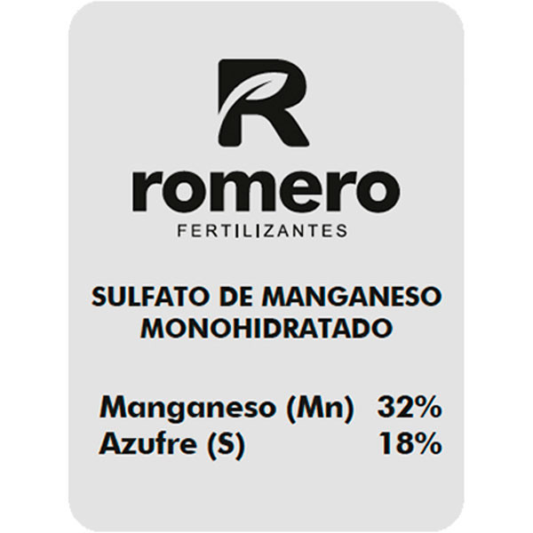 Sulfato de Magnesio Monohidratado 25Kg, Fertilizante Agricola Cristalizado Soluble, Romero