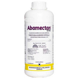 Abamectan 1L Frasco Cajax12, Abamectina Insecticida Acaricida Accion Contacto Ingestion, SICompany