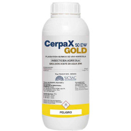 Cerpax Gold 1L Frasco Cajax12, Deltametrina Insecticida Accion Contacto Ingestion, SICompany