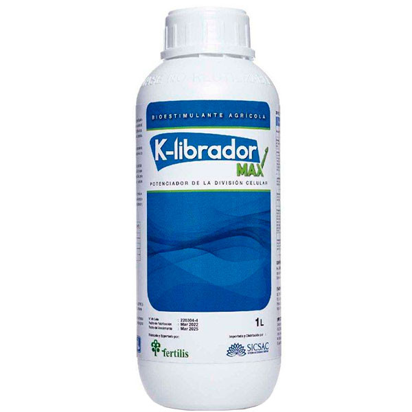 K-Librador 3H Plus 1L Frasco Cajax12, Bioestimulante Extracto Algas, SICompany