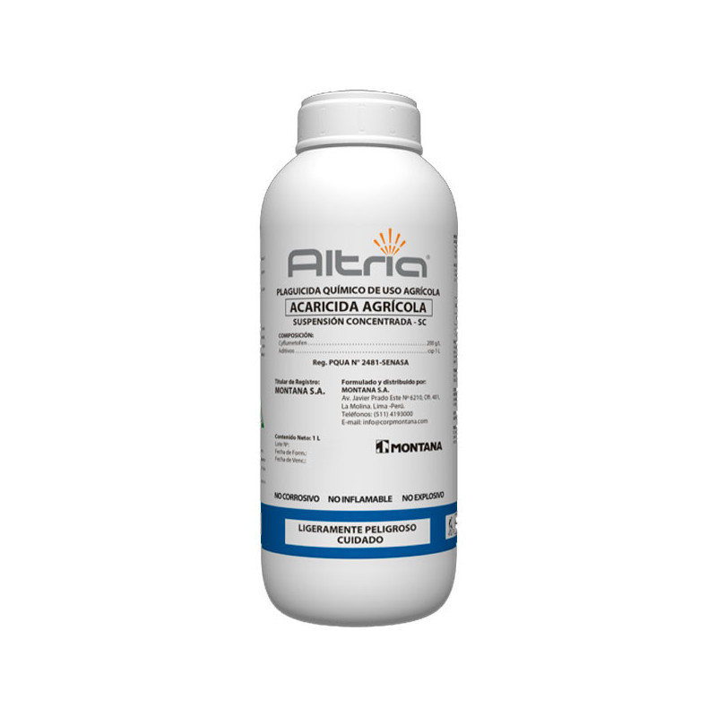  Altria 1L Frasco Cajax12, Cyflumetofen Insecticida Acaricida Agricola Accion Contacto Ingestion, Montana 2930.508475 Altria 1L 