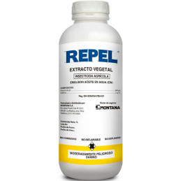 Repel 1L Frasco Cajax12, Extracto de Aji Insecticida Agricola Biologico Repelente Accion Contacto, Montana