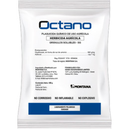 Octano 1Kg, Glifosato Sal de Amonio 880 Herbicida Post emergente No Selectivo, Montana