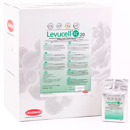 Levucell SC 20 20Kg, Levadura Viva Especifico Rumiantes Aditivo No Nutricional, Lallemand