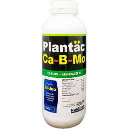 Plantac Ca-B-Mo 1L Frasco Cajax12, Aminoacidos Calcio Boro Molibdeno Fertilizante Foliar, Avgust