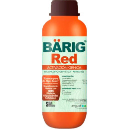 Barig Red 1L Frasco Cajax12, Extracto Algas Marinas Rojas Bioestimulante Organico, Avgust