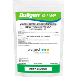 Bullgen 1Kg Sobre Cajax12, Bacillus thuringiensis var. Kurstaki Insecticida Agricola Biologico Ingestion, Avgust