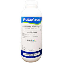 Frutizol 1L Frasco Cajax12, Paclobutrazol Regulador de Crecimiento, Avgust
