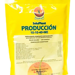 Soluplant Produccion 10-10-40+ME 1Kg, NPK Microelementos Quelatados Fertilizante Foliar, Agaferd