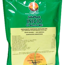 Soluplant Inicio 10-40-10+ME 1Kg, NPK Microelemento Quelatados Fertilizante Foliar, Agaferd
