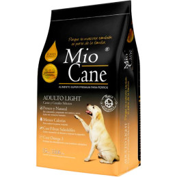Mio Cane Light 15Kg, Alimento Balanceado Super Premium Perros Poca Actividad Sobrepeso, Kiapsa Pet