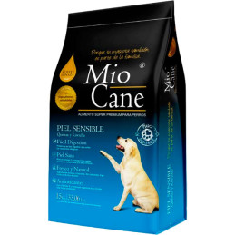 Mio Cane Piel Sensible 4Kg, Alimento Balanceado Super Premium Perros Adultos Piel Sensible Alergias Intolerantes, Kiapsa Pet