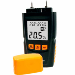 Medidor de Humedad y Temperatura Para Madera Bateria 1.5V AA, MD610