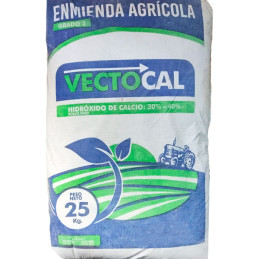 Cal Agricola 25Kg, Hidroxido de Calcio Alcalinizante Enmienda Agricola