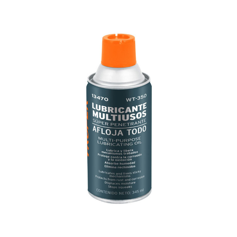  Aceite Aflojatodo 345ml 12oz, Super Penetrante Protege y Limpia, WT-350 13470 Truper 8.220339 Aceite Aflojatodo 345ml 12oz, Sup