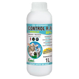 Control R.A 250ml Refoxanida Albendazol Minerales Antiparasitario Susp Oral, Labet