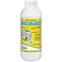 Niclosabet 250ml Niclosamida Levamisol Antiparasitario Susp Oral, Labet
