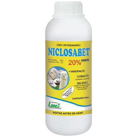  Niclosabet 250ml Niclosamida Levamisol Antiparasitario Susp Oral, Labet 35.59322 Niclosabet 250ml Niclosamida Levamisol Antipar