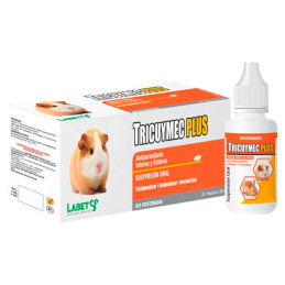 Tricuymec Plus 20ml Pack x 24und Triclabendazol Fenbendazol Ivermectina Antiparasitario Susp Oral, Labet