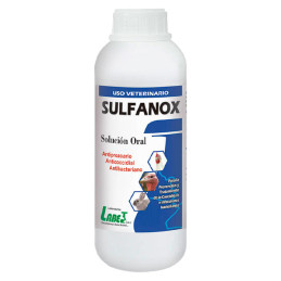 Sulfanox 30ml Sulfaquinoxalina sodica Amprolio Antiparasitario Susp Oral, Labet