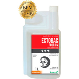Ectobac Pour On  500ml Fipronil Abamectina Uso Veterinario Antiparasitario Externo, Labet