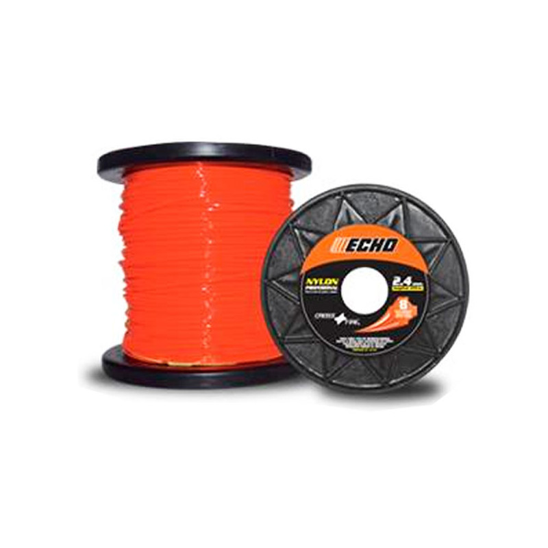 Hilo Redondo para desbrozadora 2.4mm 30Lb Carrete CROSS-FIRE ECHO