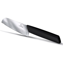 Cuchillos de Chef 17cm Swiss Modern Santoku Negro Victorinox 6.9053.17KB