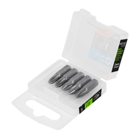  Puntas Phillips PH2 x 1" 5pzas Cruz para Desarmador Electrico o Manual, PUDE-1102 12141 Truper 3.474576 Puntas Phillips PH2 x 1