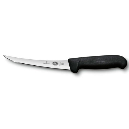 Cuchillos de Chef 15cm Deshuesador Curvo Fibrox Negro Victorinox 5.6603.15