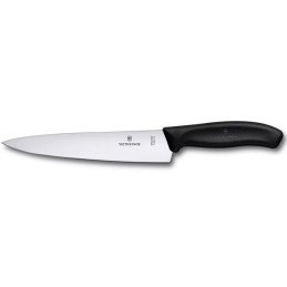 Cuchillos de Chef 19cm Swiss Classic Fibrox Ergonomico Negro Victorinox 6.8003.19B