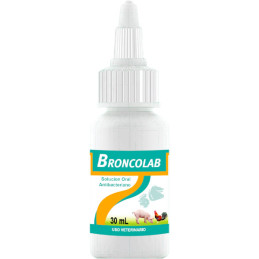 Broncolab 30ml Pack x 24und Doxiciclina Tilosina tartrato Antibiotico Sol Oral, Labet